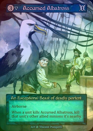 【FOIL】[Water] Accursed Albatross [beta-Exceptional]